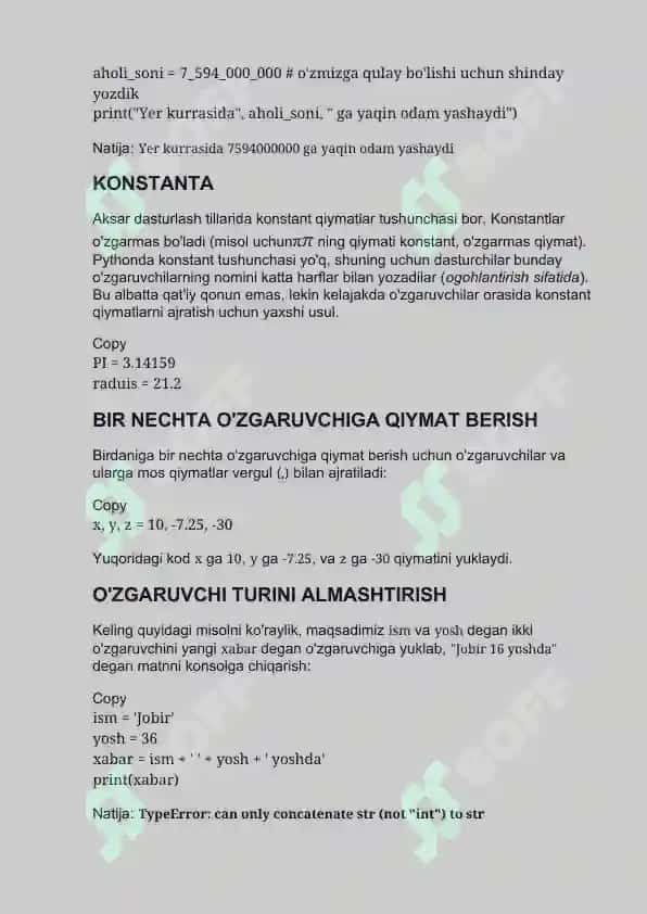 python dasturlash tilida tasodifiy sonlar bilan ishlash 3