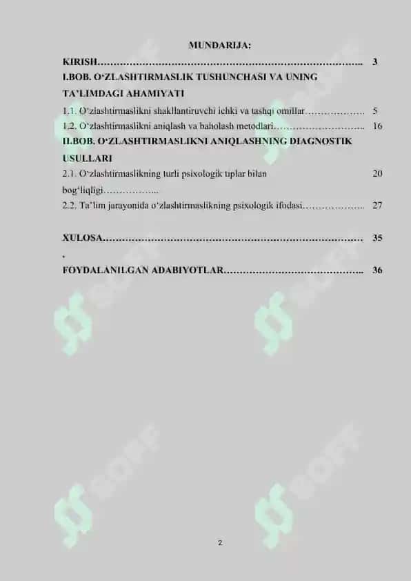 MAKTAB O‘QUVCHILARINING O‘ZLASHTIRMASLIGINI PSIXOLOGIK XUSUSIYATLARI. 2