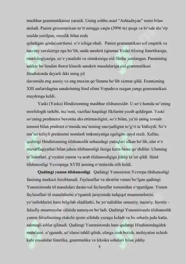 XIX va XX asr jahon tilshunosligi 8