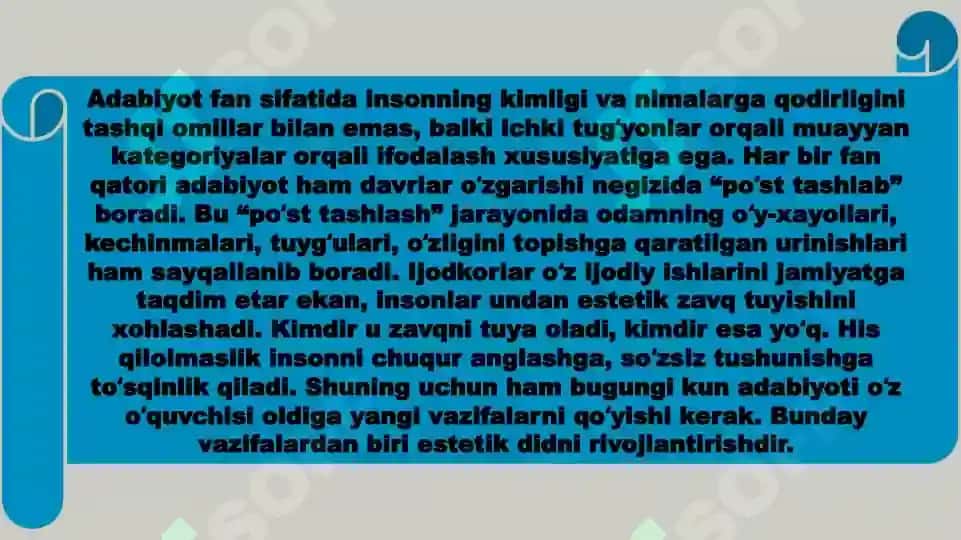 Kitobxonlik ma’daniyatini shakllantirish orqali o'qituvchining tanqidiy tafakkuri 4