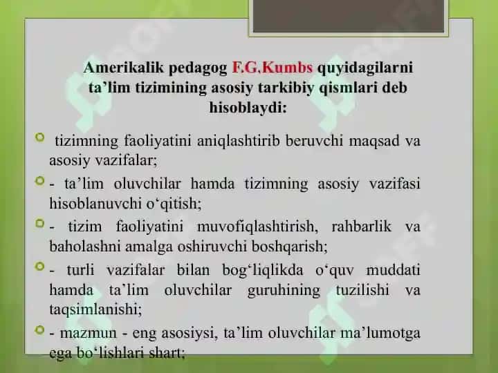 Ta'lim nazariyalari 6