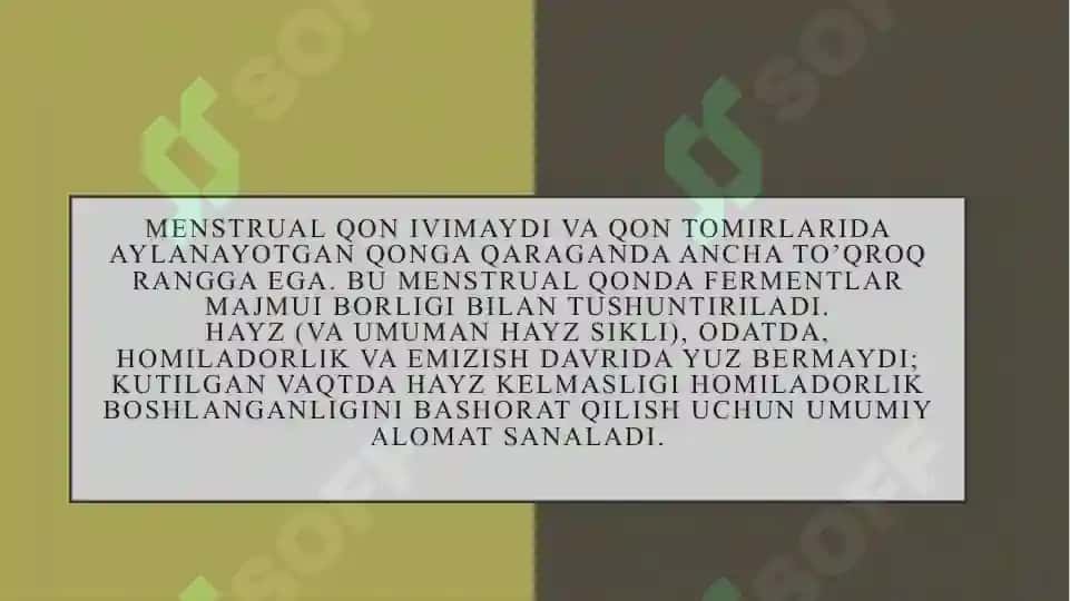 Normal hayz sikli 8