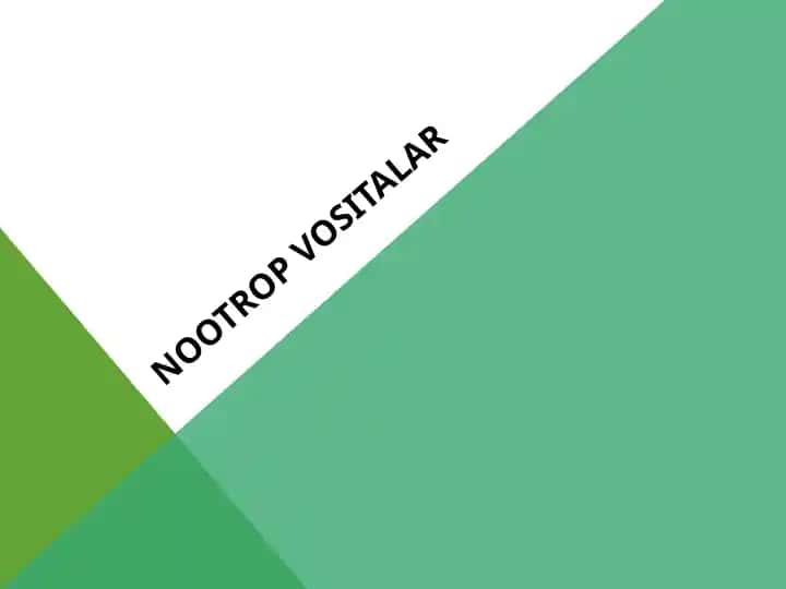 Nootrop vositalar