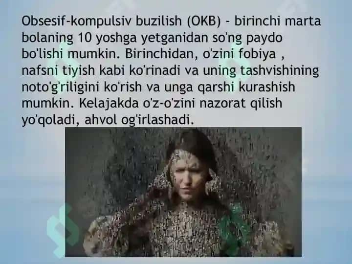 Obsesiv-kompulsiv buzilishlar 2