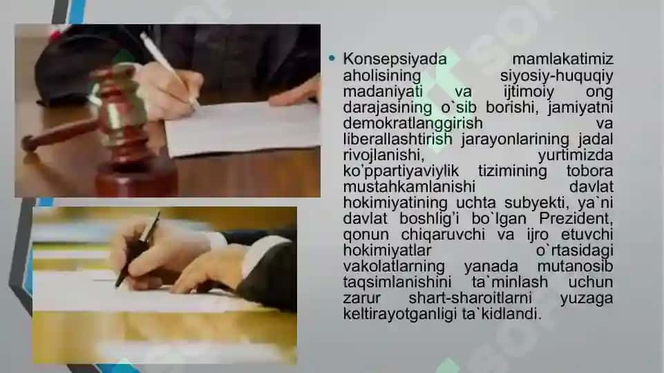 O‘zbekistonda huquqiy davlat konsepsiyasi. 4