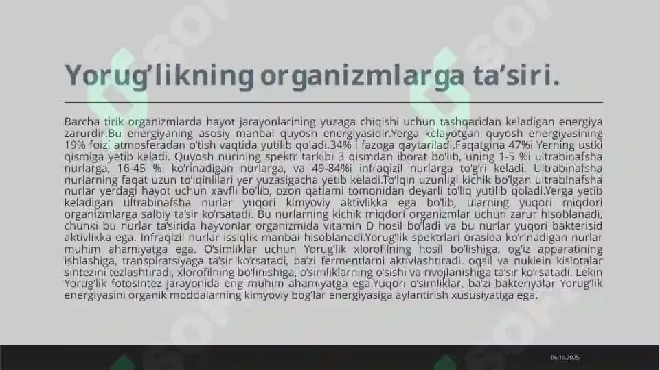 Yorug’likning inson organizmiga tasiri va foydasi 3