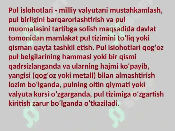 Pul kredit siyosati va ulardan samarali foydalanish amaliyot tahlili 3