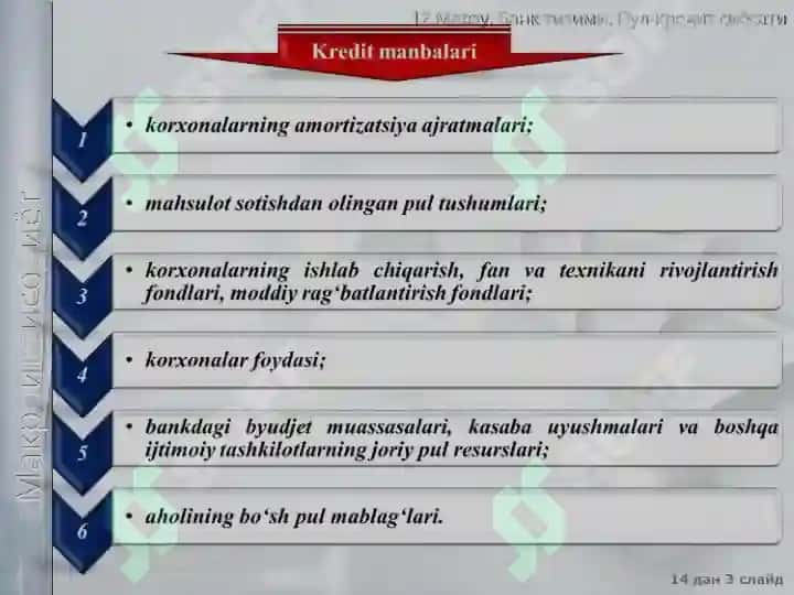 pul kredit siyosat 3