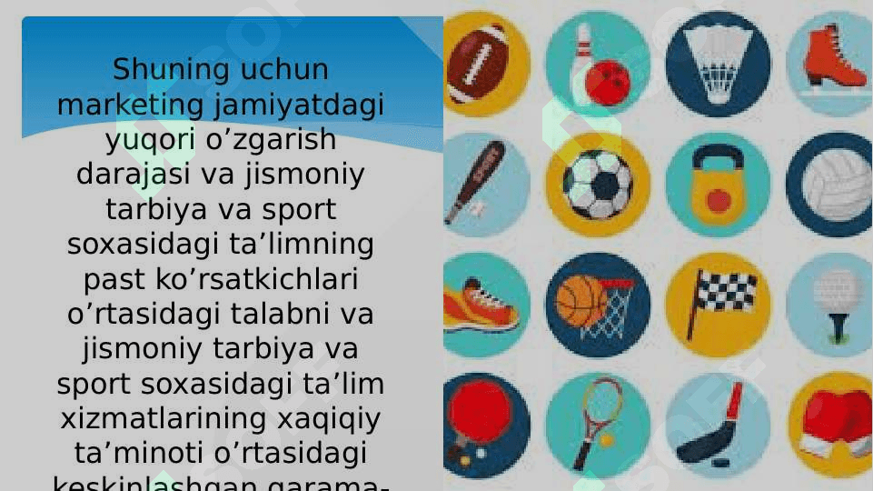 Jjismoniy tarbiya va sport marketinggi strategiyasi 4