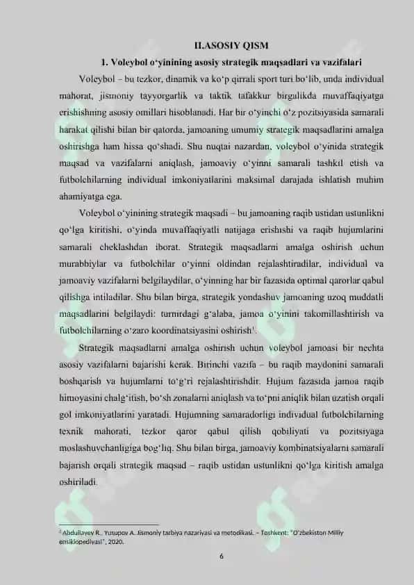 Voleybol o‘yin taktikasi va strategiyasi 6