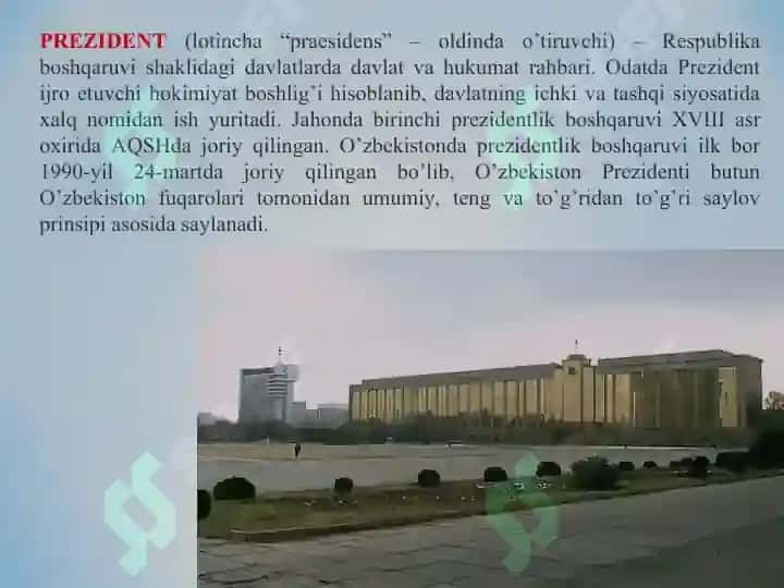 O‘zbekistonda Huquqiy Siyosiy islohotlarning amalga oshirilishi, demokratik jamityatni shakllantirish yo‘lidagi islohotlar 3