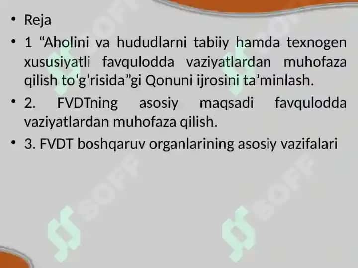 O'zbekiston Respublikasi Vazirlar Mahkamasi 2023-yil 29-apreldagi "O'zbekiston Respublikasi favqulodda vaziyatlarning oldini olish va bunday vaziyatlarda harakat qilish davlat tizimini faoliyatini samarali ta'sir etish chora-tadbirlari to'g'risida"gi 171-son qarori 2