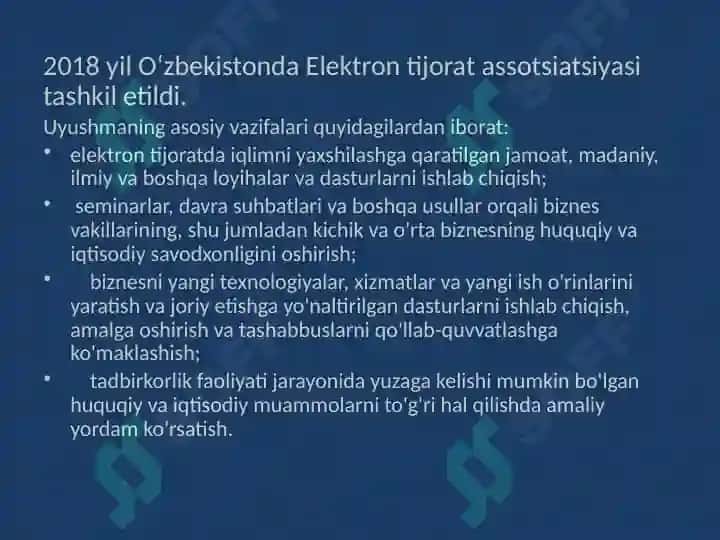 Elektron tijorat 6