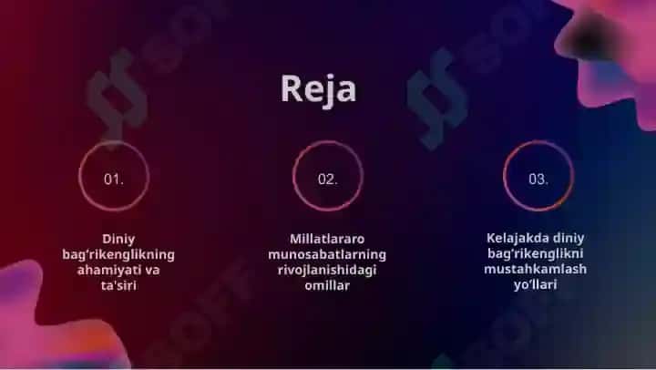 Diniy bagʻrikenglik va millatlararo munosabatlar rivoji 2