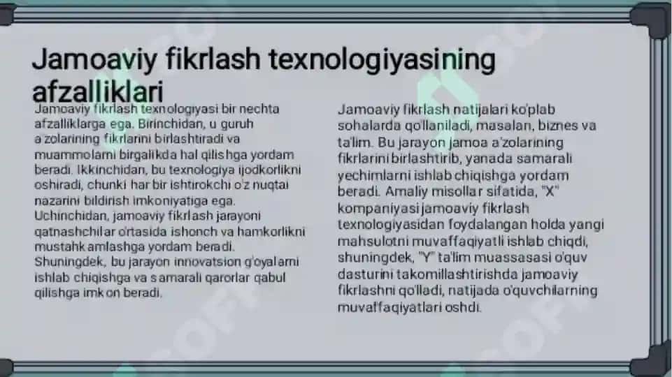 jamoaviy fikrlash texnologiyasi 3