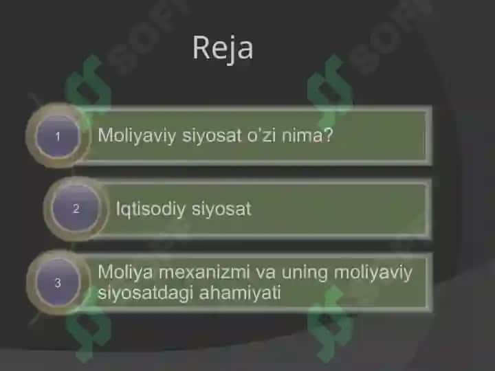 Moliyaviy siyosat 2