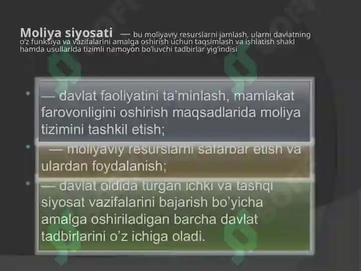 Moliyaviy siyosat 3