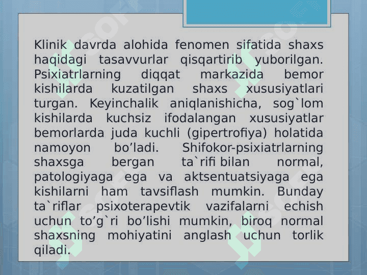 Shaxsni o’rganish metodlari 4