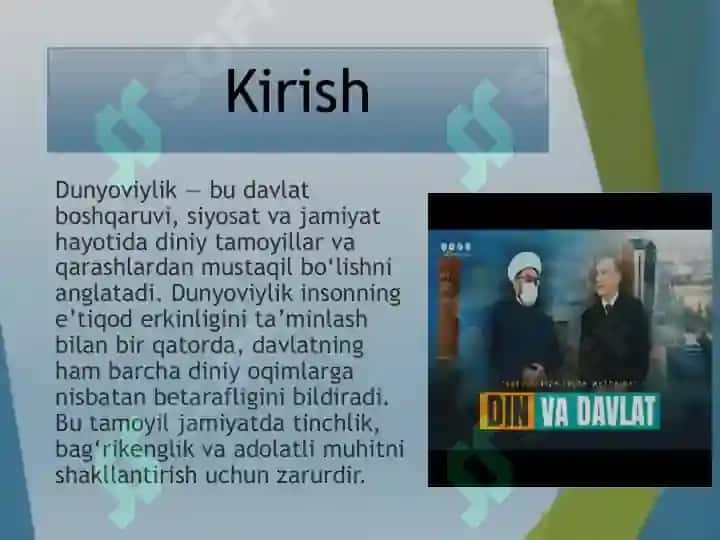 DUNYOVIYLIK TUSHUNCHASINING MOHIYATI 3