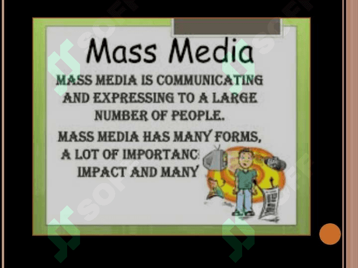 the mass media the press 7