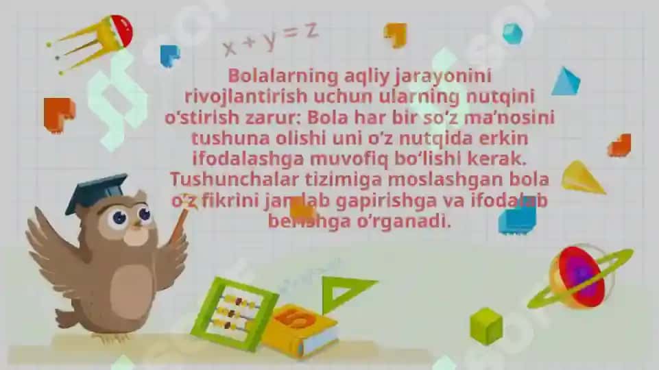 Savodga o'rgatishga tayyorlash 4
