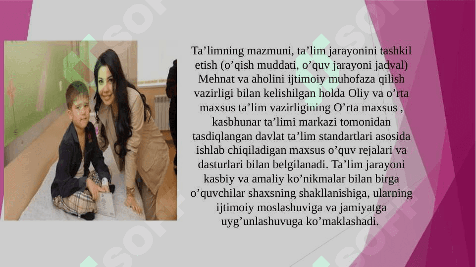 Aqliy rivojlanishda nuqsoni boʻlgan bolalarda sezgi va idrokning rivojlanishi 6