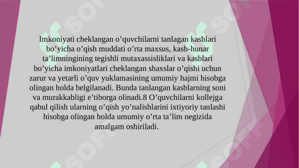 Aqliy rivojlanishda nuqsoni boʻlgan bolalarda sezgi va idrokning rivojlanishi 7