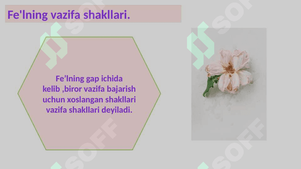 Fe'lning vazifa shakllari 2