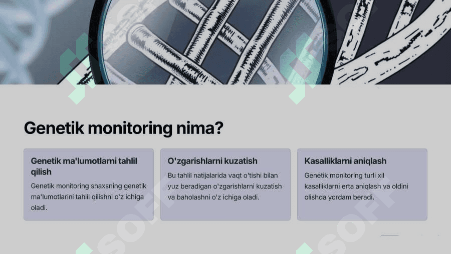 Genetik monitoring 2