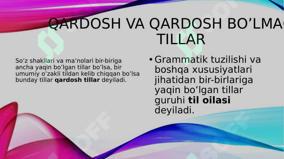 Tillarning tasnifi 4