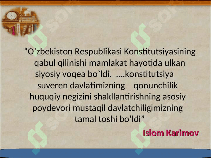 O’zbekiston respublikasi konstitutsiyasi va xorijiy konstitutsiyachilik tajribasi 2