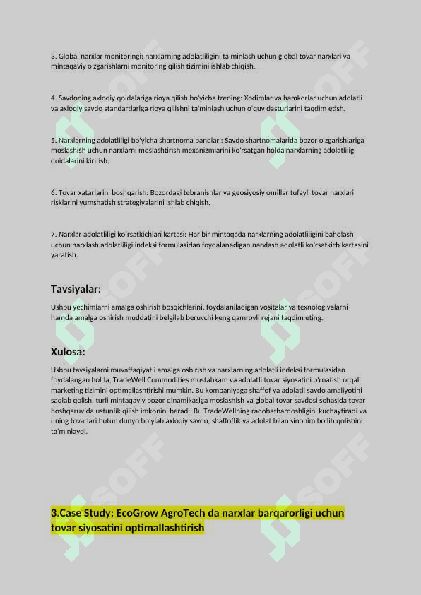 Marketing tizimida tovar siyosati 4