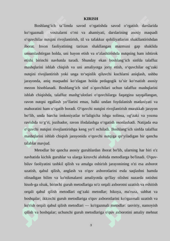 1-sinf ona tili va o’qish savodxonligi darslarida koʻrgazmali vositalardan foydalanish. 3