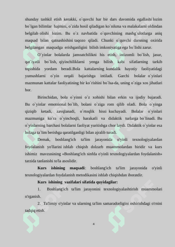 1-sinf savodga o’rgatish davrida o’yinli texnologiyalardan foydalanish. 4