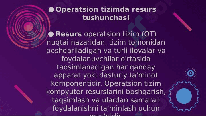 Resurslarni taqsimlash algoritmlari 2