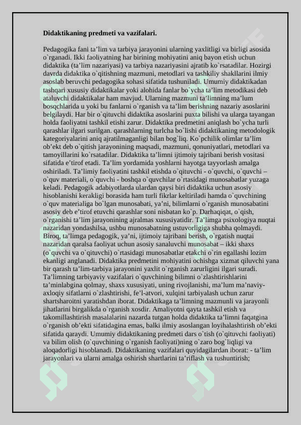 Didaktika ta’lim nazariyasi sifatida 3