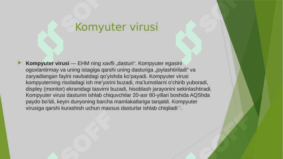 KOMPYUTER VIRUSLARI. 3