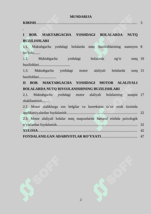 Motor alaliyali bolalarda so'z-bo'g'in tuzilishining buzilish xususiyatlari 2