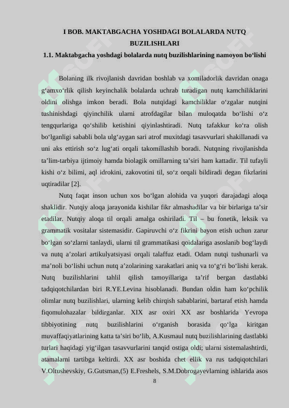 Motor alaliyali bolalarda so'z-bo'g'in tuzilishining buzilish xususiyatlari 8