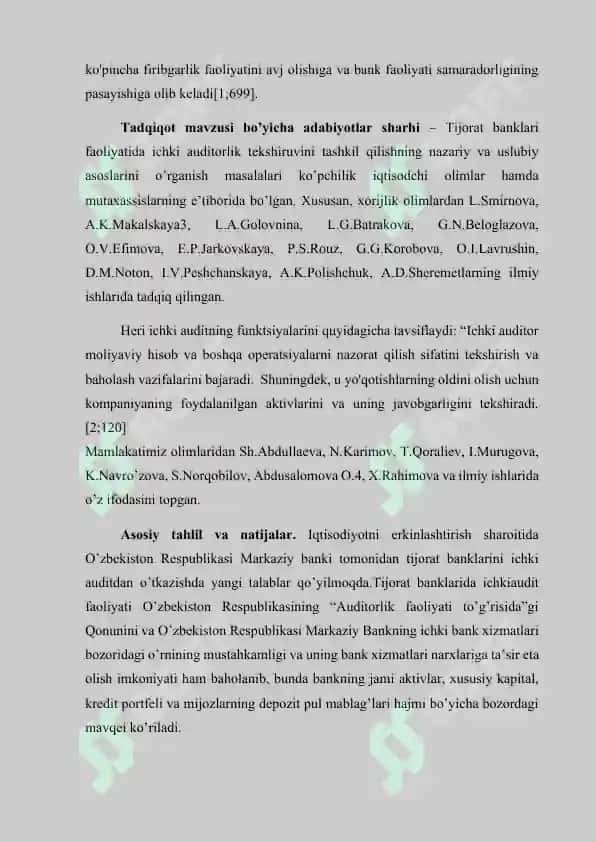 BANKLARDA ICHKI AUDIT 3