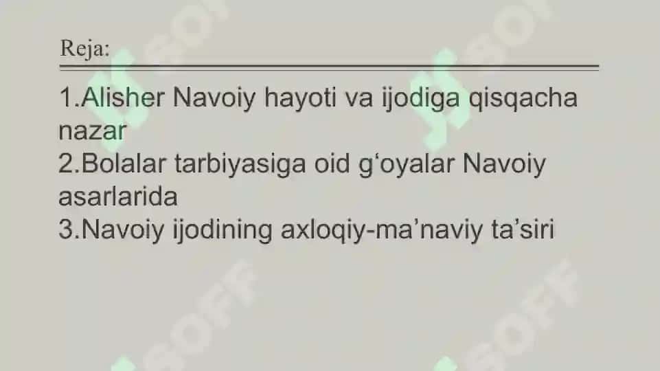 Alisher Navoiy- bolalar kitobxonligida 2