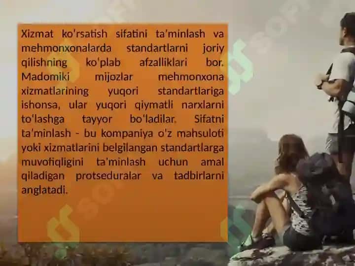 Sifatni ta'minlash 2