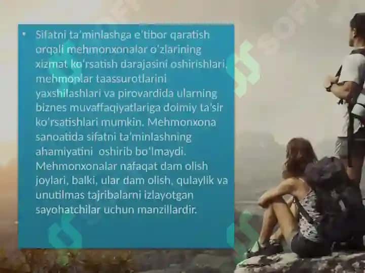 Sifatni ta'minlash 3