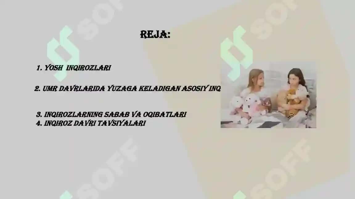 Yosh davrlari inqirozlari 2