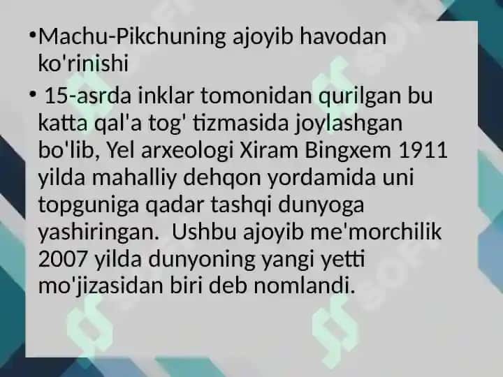 Barcha davrlarning eng ajoyib geografik kashfiyotlaridan 10 tasi 8
