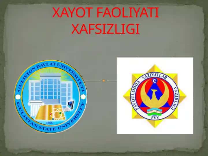 Tabiiy tusdagi FVlar, ularning tasnifi va tavsifi. Aholi va hududni tabiiy Fvlardan muhofaza qilish.