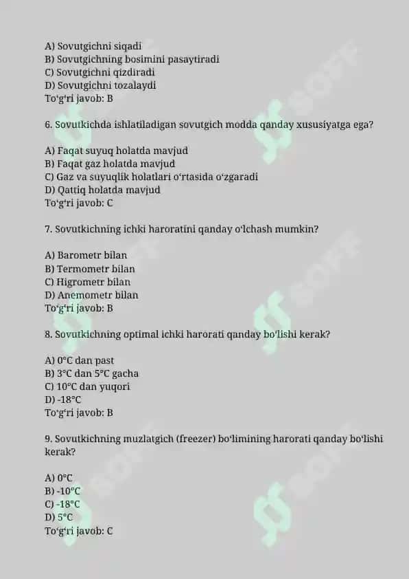 Sovutkichning ishlash printsipini oʼrganish! 2