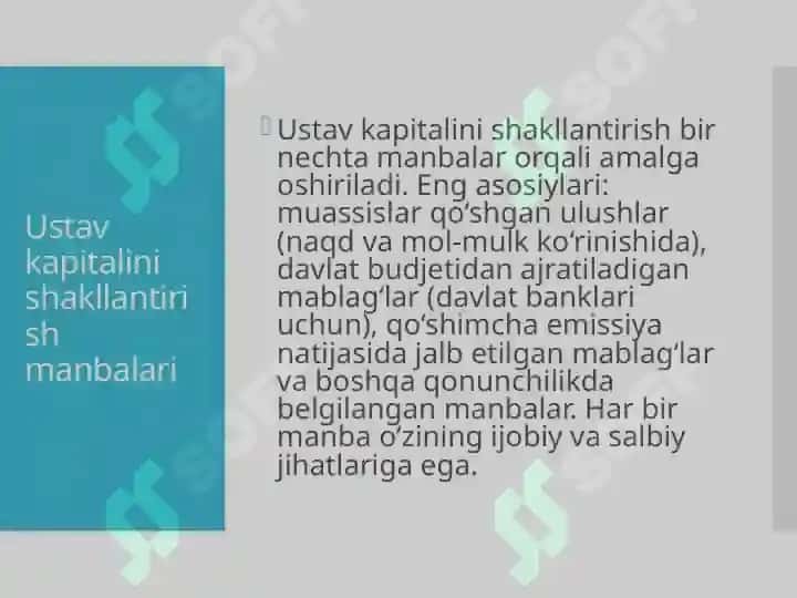 Tijorat banklari ustav kapitalini shakllantirish manbalari, mavjud muammolar va ularni bartaraf etish yo‘llari 6