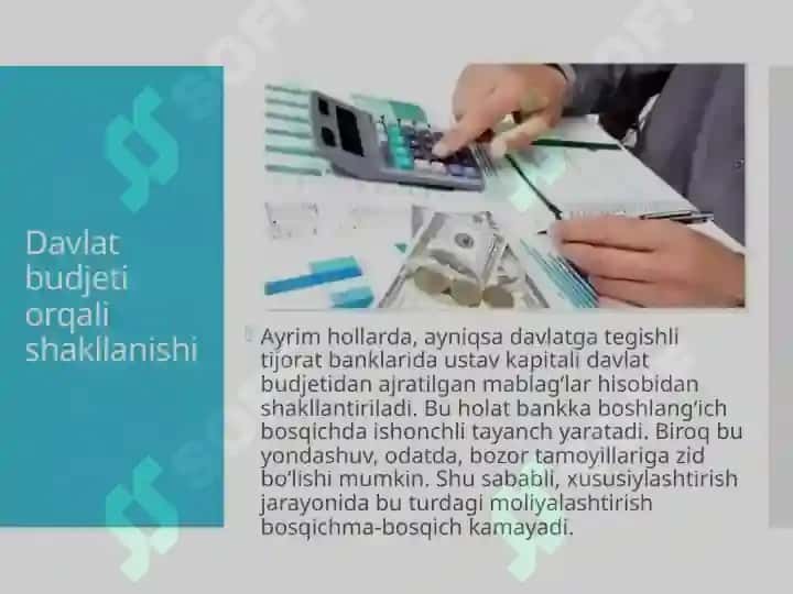 Tijorat banklari ustav kapitalini shakllantirish manbalari, mavjud muammolar va ularni bartaraf etish yo‘llari 8