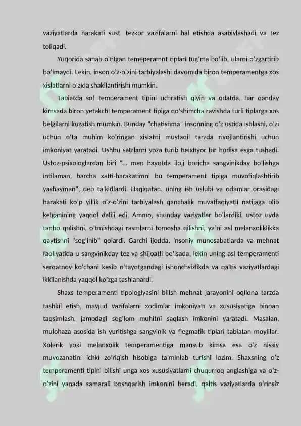 Addiktiv xulq-atvor. Psixoseksual rivojlanish xususiyatlari. 6